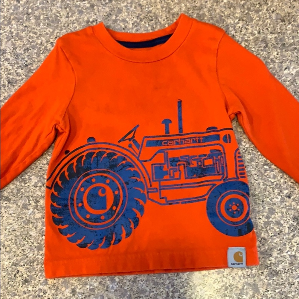 Carhartt tractor tee shirt 12 months